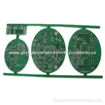 FR4 4L PCB with 2oz Copper Thickness and Round Shape